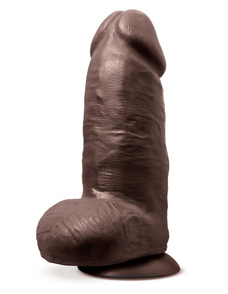 AU NATUREL CHUB 10 INCH DILDO CHOCOLATE