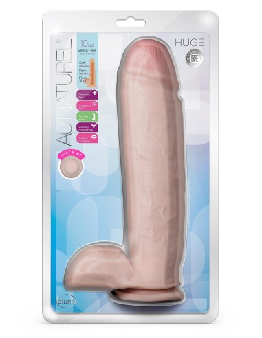 AU NATUREL HUGE 10 INCH DILDO VANILLA