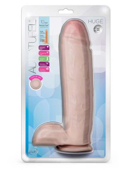 AU NATUREL HUGE 10 INCH DILDO VANILLA