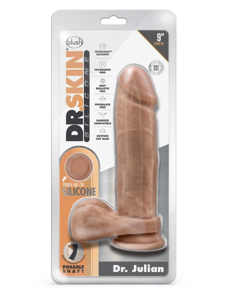 DR. SKIN SILICONE DR. JULIAN 9 INCH DILD
