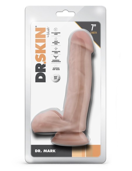 DR. SKIN DR. MARK 7 INCH DILDO WITH BALL