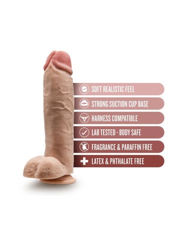 DR. SKIN MR. MISTER 10.5 INCH DILDO WITH