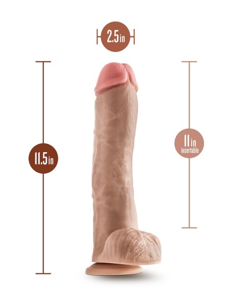 DR. SKIN MR. SAVAGE 11.5 INCH DILDO WITH