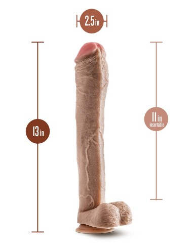 DR. SKIN MR. ED 13 INCH DILDO WITH BALLS