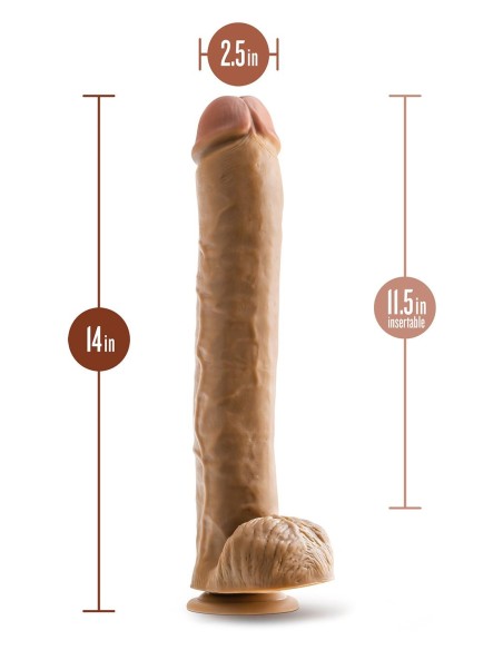 DR. SKIN DR. MICHAEL 14 INCH DILDO WITH
