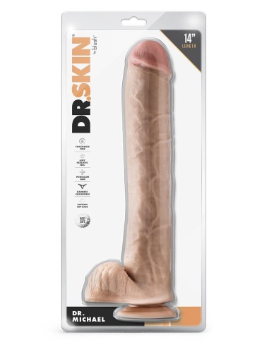 DR. SKIN DR. MICHAEL 14 INCH DILDO WITH
