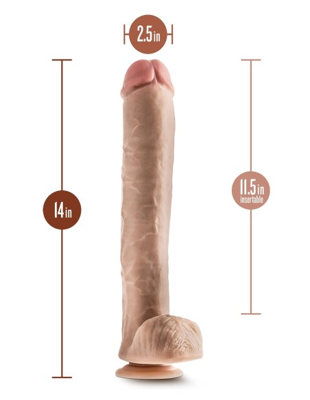 DR. SKIN DR. MICHAEL 14 INCH DILDO WITH