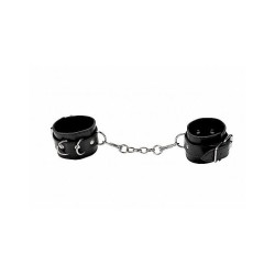 Leather Cuffs Black acquista online su Porky's Store 2