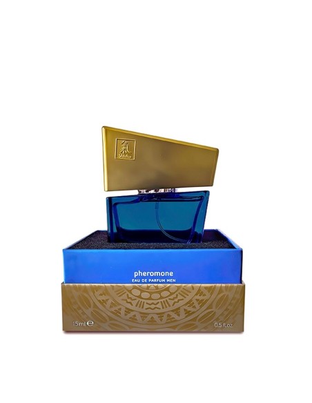 SHIATSU Pheromon Fragrance man darkblue