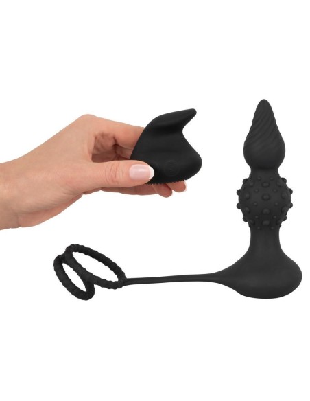Rebel RC butt plug with cock&b