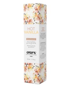 EXSENS WARMING MASSAGE OIL HOT VANILLA 5