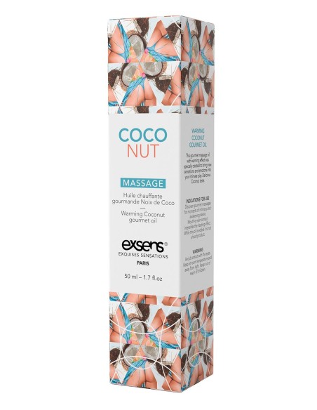 EXSENS WARMING MASSAGE OIL COCONUT  50ML