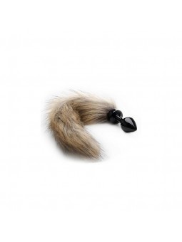 Fox Tail Buttplug - Black