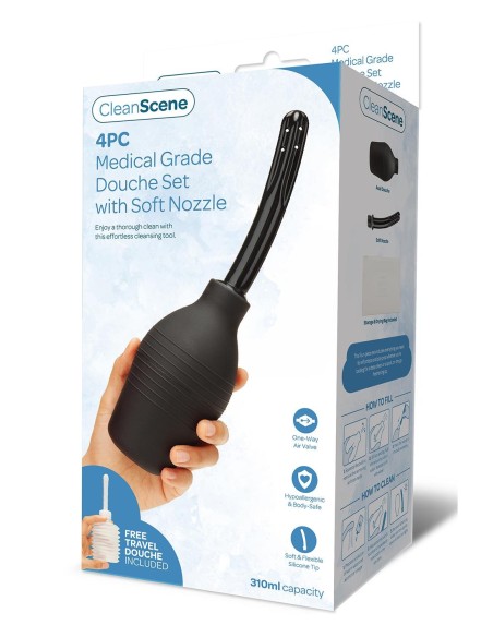 AQUACLEAN 310ML 4PCS MEDICAL GRADE DOUCH