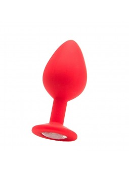 Large Diamond Butt Plug - Red