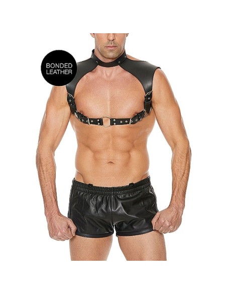 Men Harness with Neck Collar - One Size