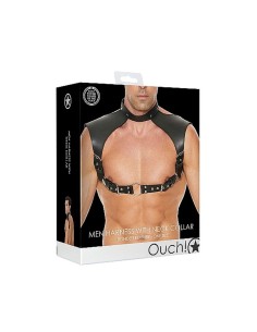 Men Harness with Neck Collar - One Size