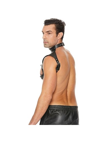Men Harness with Neck Collar - One Size