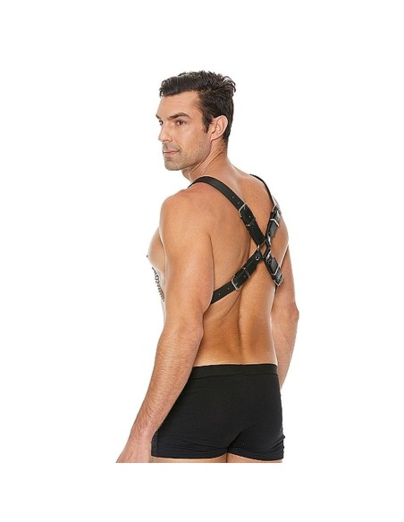 Men's Chain Harness - One Size - Black