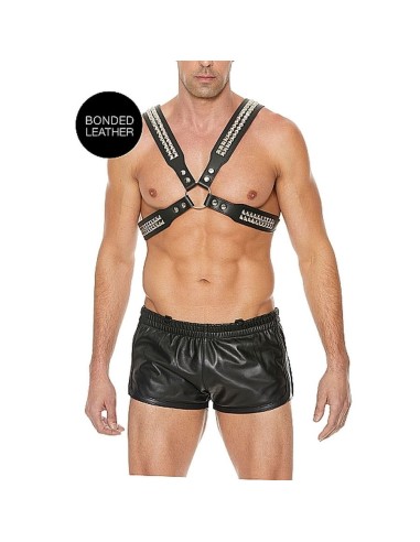 Men's Pyramid Stud Body Harness - One Sk