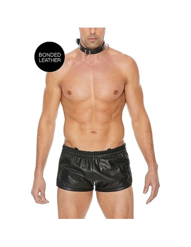 Deluxe Bondage Collar - One Size - Black