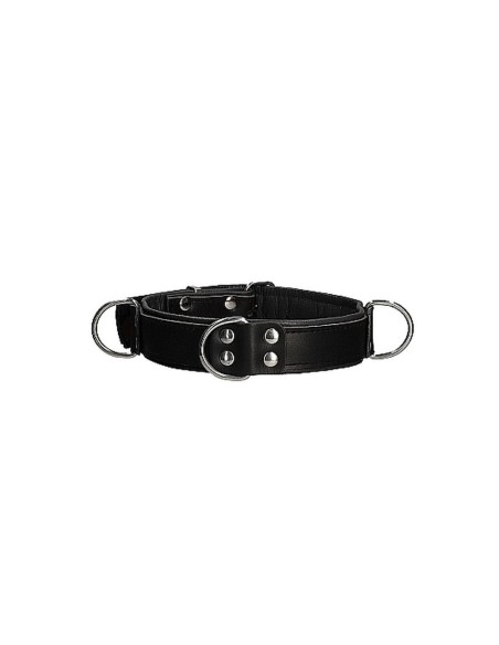 Deluxe Bondage Collar - One Size - Black