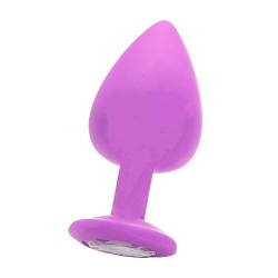 Extra Large Diamond Butt Plug - Purple acquista online su Porky's Store
