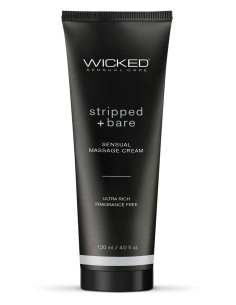 WICKED SENSUAL MASSAGE CREAM 120ML STRIP 2