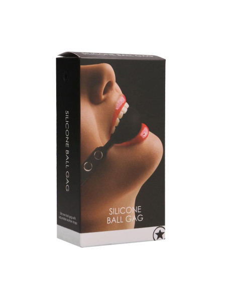 Silicone Ball Gag - Black acquista online su Porky's Store