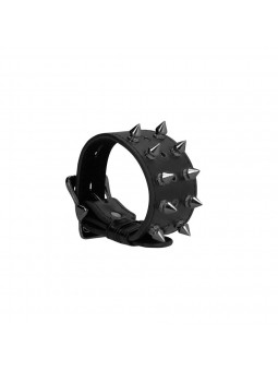 Bracelet with Spikes - Black