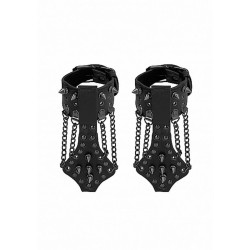 Handcuffs with Spikes and Chains - Blac acquista online su Porky's Store