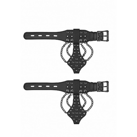 Handcuffs with Spikes and Chains - Blac acquista online su Porky's Store