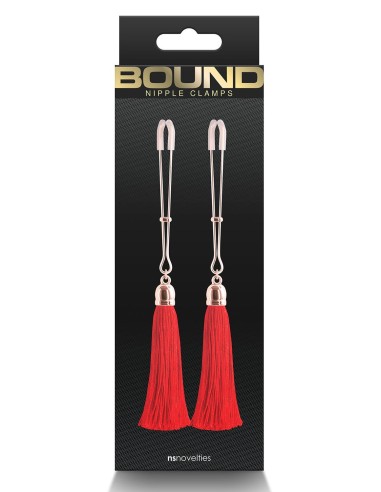 BOUND NIPPLE CLAMPS T1 RED