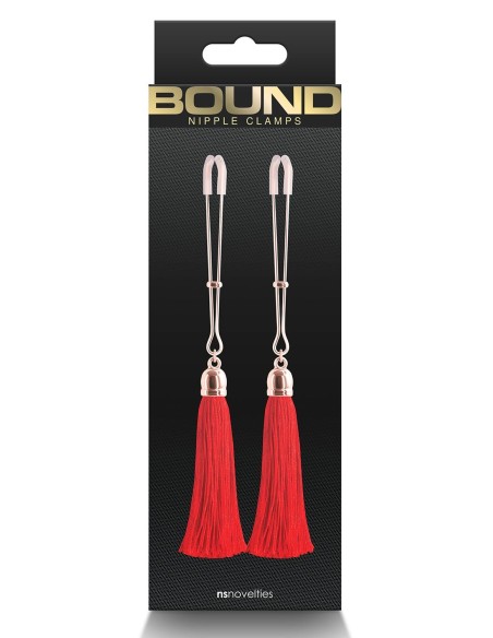 BOUND NIPPLE CLAMPS T1 RED