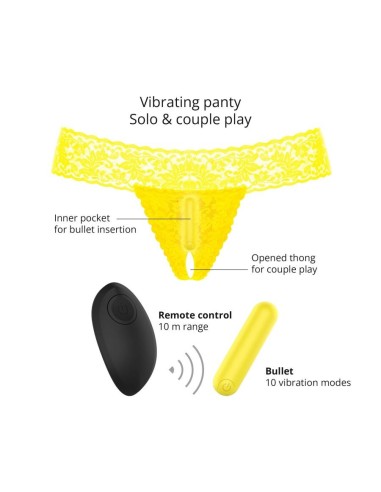SECRET PANTY 2 - NEON YELLOW