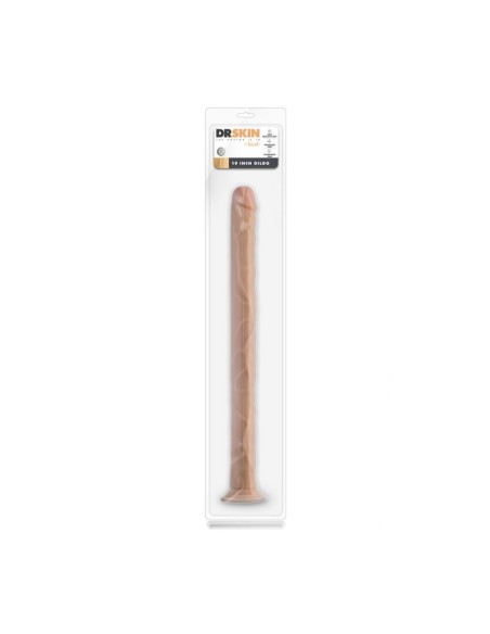 DR. SKIN 19 INCH DILDO BEIGE