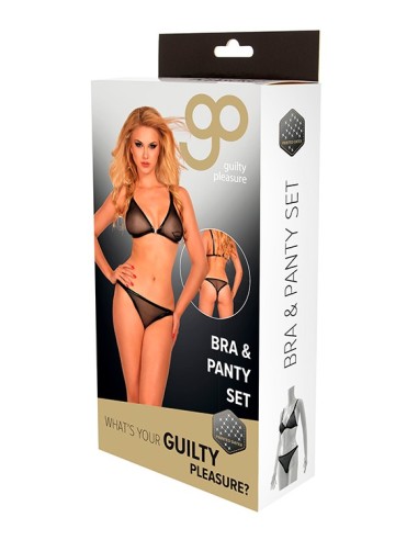GP PRINTED DATEX BRA & PANTY SET