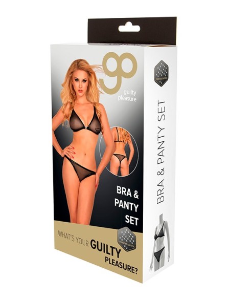 GP PRINTED DATEX BRA & PANTY SET