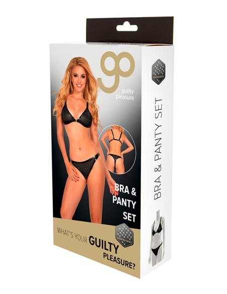 GP PRINTED DATEX BRA & PANTY SET