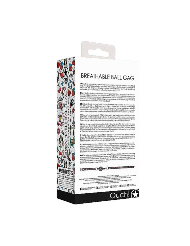 Breatheable Ball Gag - Old School Tattoo acquista online su Porky's Store