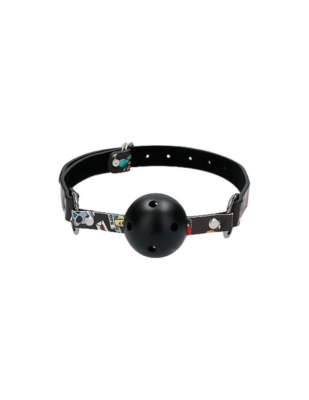 Breatheable Ball Gag - Old School Tattoo acquista online su Porky's Store