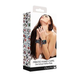 Printed Hand Cuffs - Old School Tattoo acquista online su Porky's Store 2