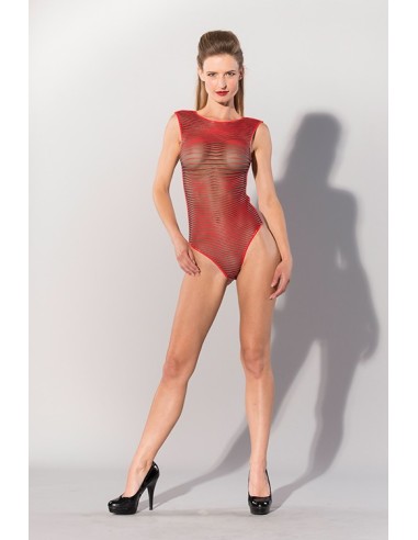 GP PRINTED DATEX STRIPED TEDDY RED