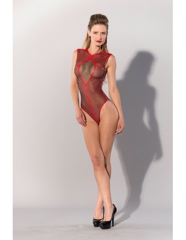 GP PRINTED DATEX STRIPED TEDDY RED