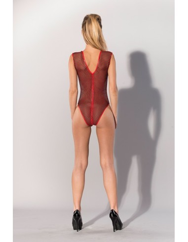 GP PRINTED DATEX STRIPED TEDDY RED