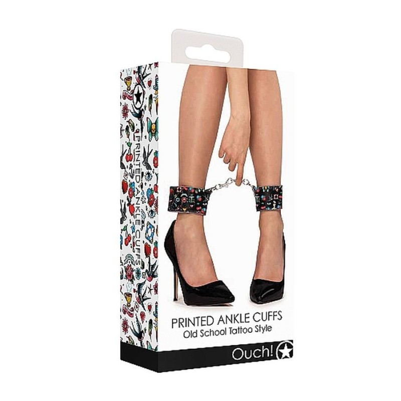 Printed Ankle Cuffs - Old School Tattoo acquista online su Porky's Store
