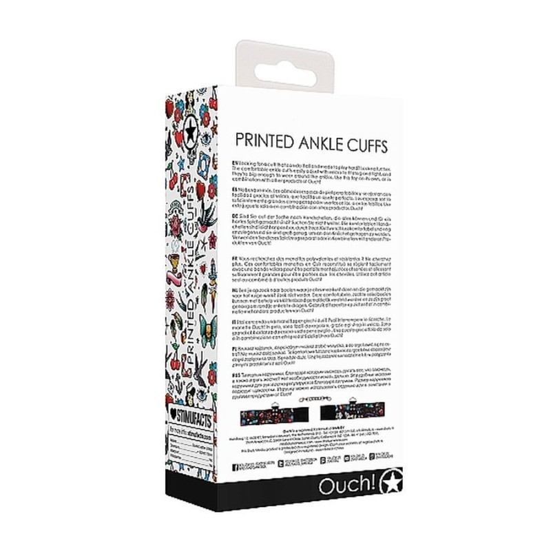 Printed Ankle Cuffs - Old School Tattoo acquista online su Porky's Store