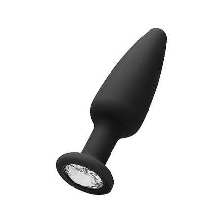Cone-Shaped Diamond Butt Plug - Black acquista online su Porky's Store
