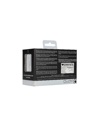 Regular Ribbed Diamond Heart Plug -Black acquista online su Porky's Store