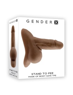 GENDER X TPE STAND TO PEE DARK FLESH